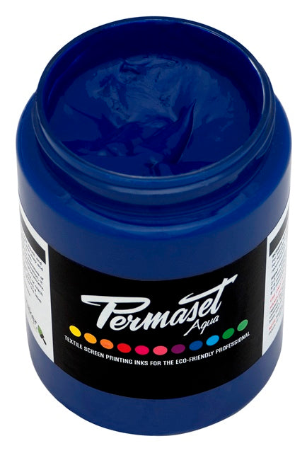 Permaset Super Cover Aqua Screen Printing Ink Ultra Blue 300ml