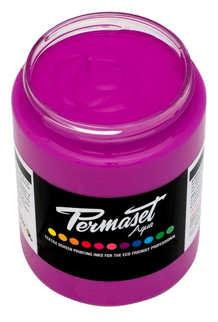 Permaset Super Cover Aqua Screen Printing Ink Glow Violet 300ml