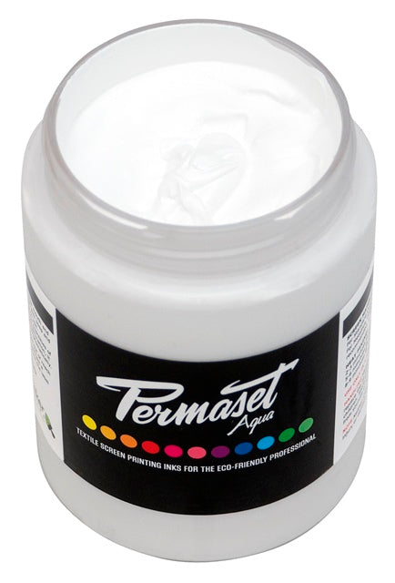 Permaset Super Cover Aqua Screen Printing Ink White 300ml