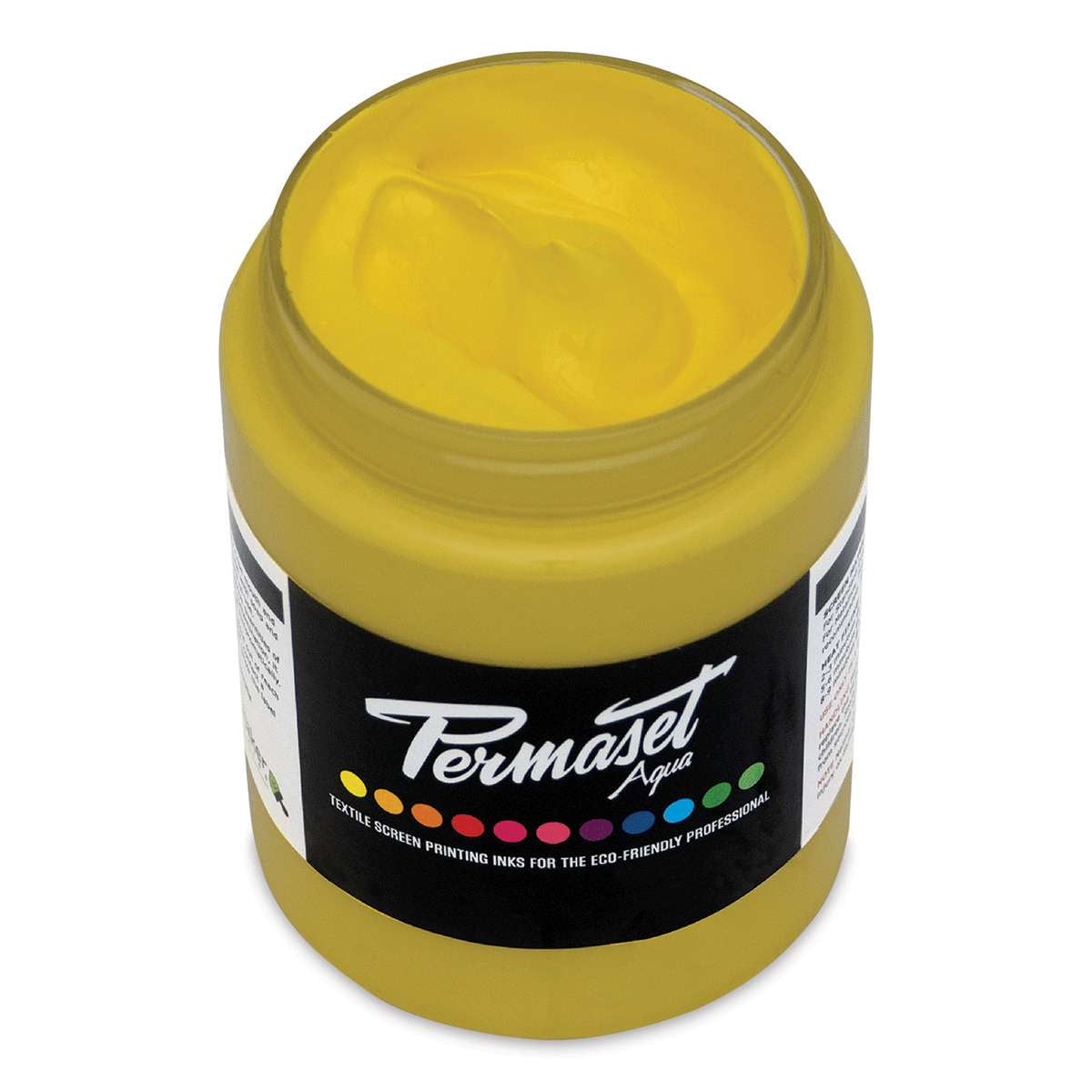 Permaset Super Cover Aqua Screen Printing Ink Mid Yellow