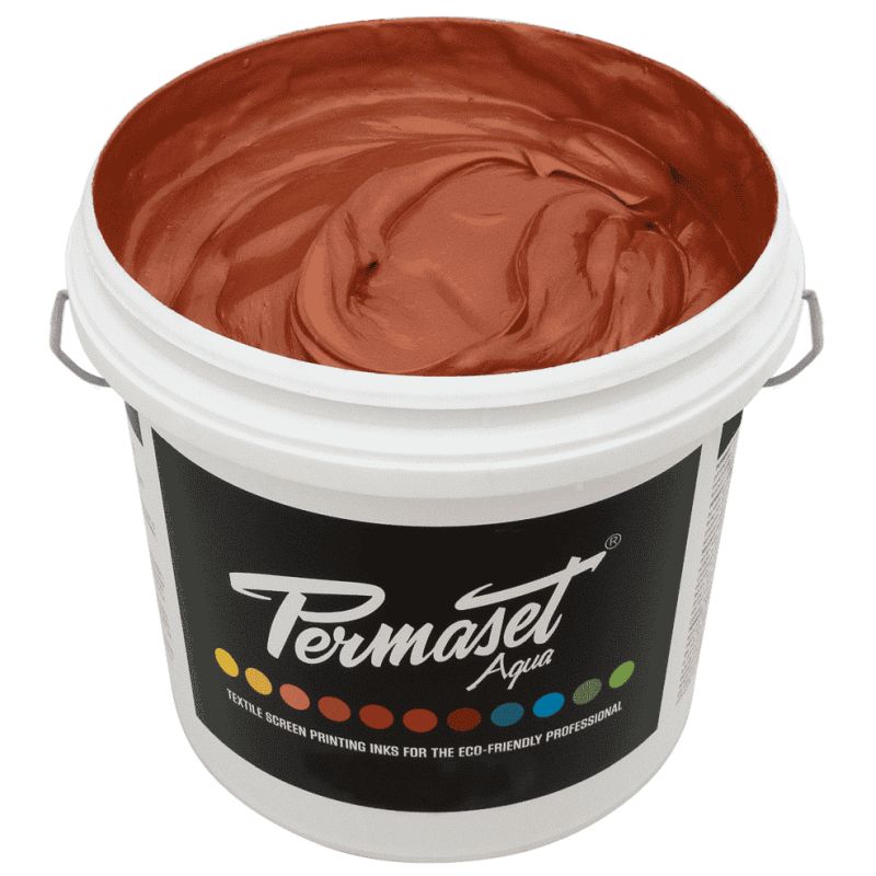 Permaset Aqua Screen Printing Ink Copper 4L