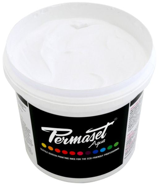 Permaset Super Cover Aqua Screen Printing Ink White 4L