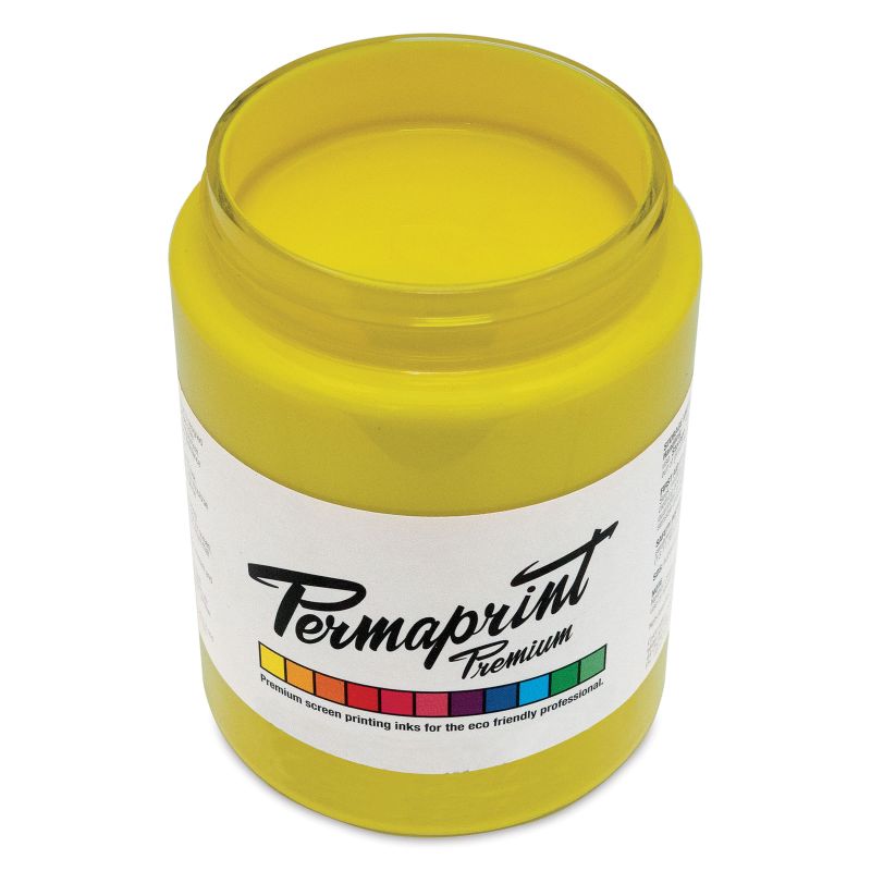 Permaprint Premium Screenprinting Ink Aqua Yellow Green Shade 300ml