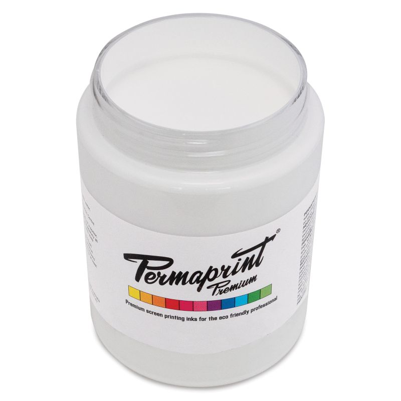 Permaprint Premium Screenprinting Ink Opaque White 300ml