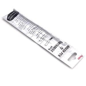 Pentel Brush Pen Black Refill Cartridge Set 4 SET