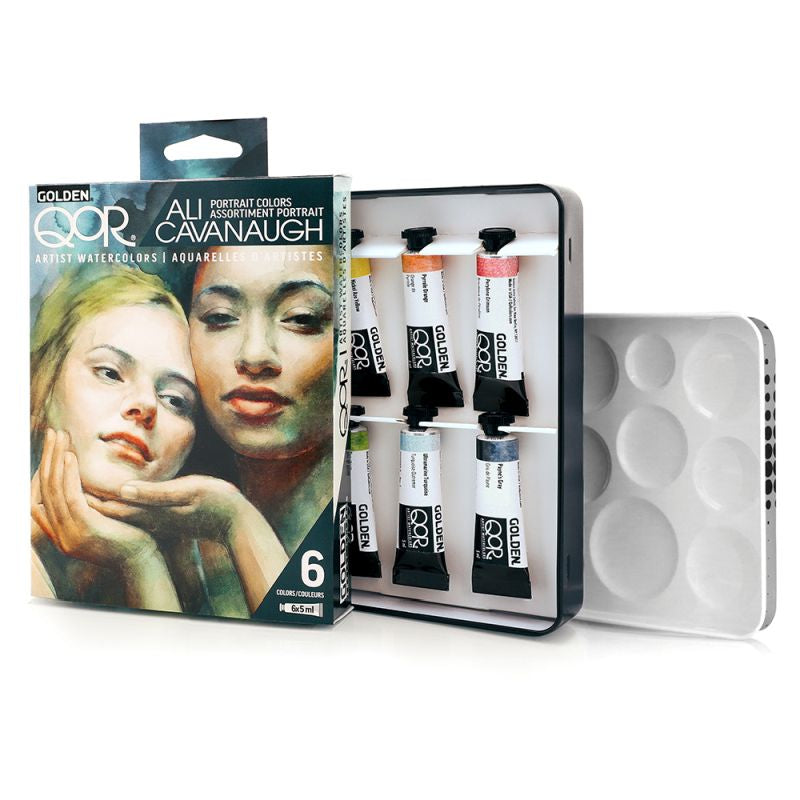 QoR Watercolour Paint Ali Cavanaugh Portrait Set 6 SET