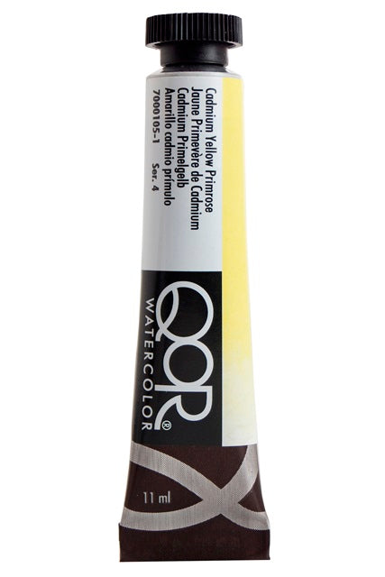 QoR Watercolour Paint Cadmium Yellow Primrose 11ml