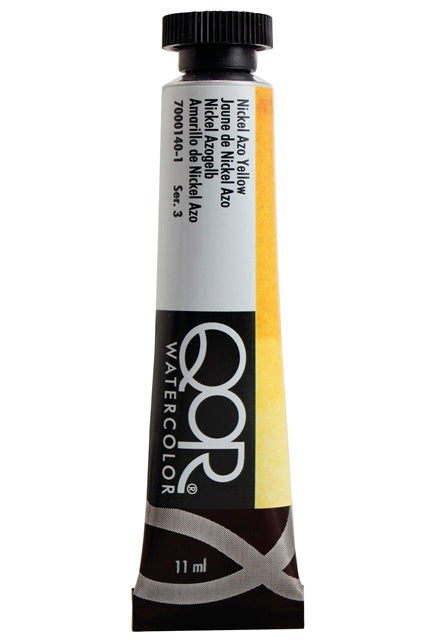 QoR Watercolour Paint Nickel Azo Yellow 11ml