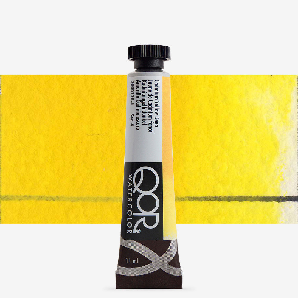 QoR Watercolour Paint Cadmium Yellow Deep