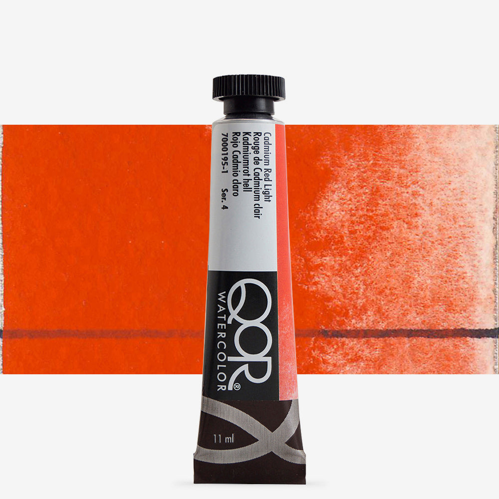 QoR Watercolour Paint Cadmium Red Light