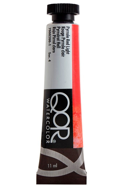 QoR Watercolour Paint Pyrrole Red Light 11ml
