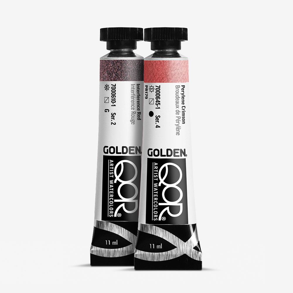 QoR Watercolour Paint Pyrrole Red Medium