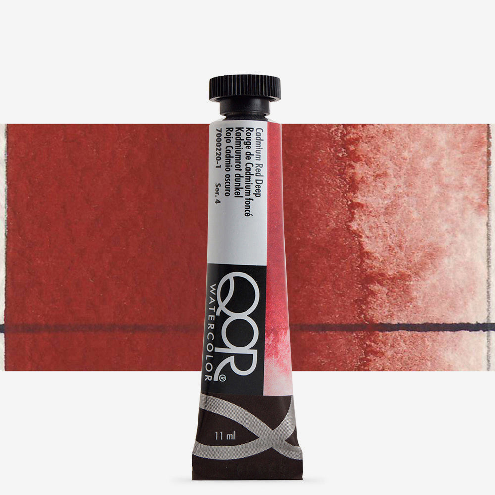 QoR Watercolour Paint Cadmium Red Deep