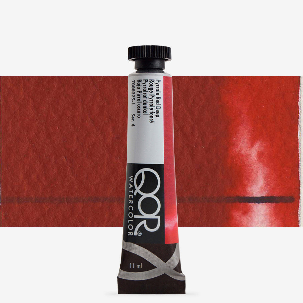 QoR Watercolour Paint Pyrrole Red Deep