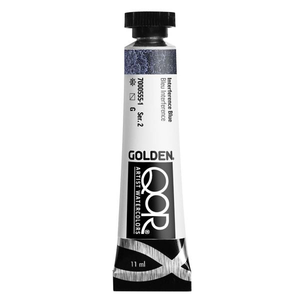 QoR Watercolour Paint Interference Blue 11ml