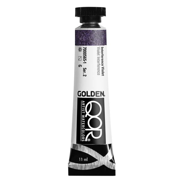 QoR Watercolour Paint Interference Violet 11ml