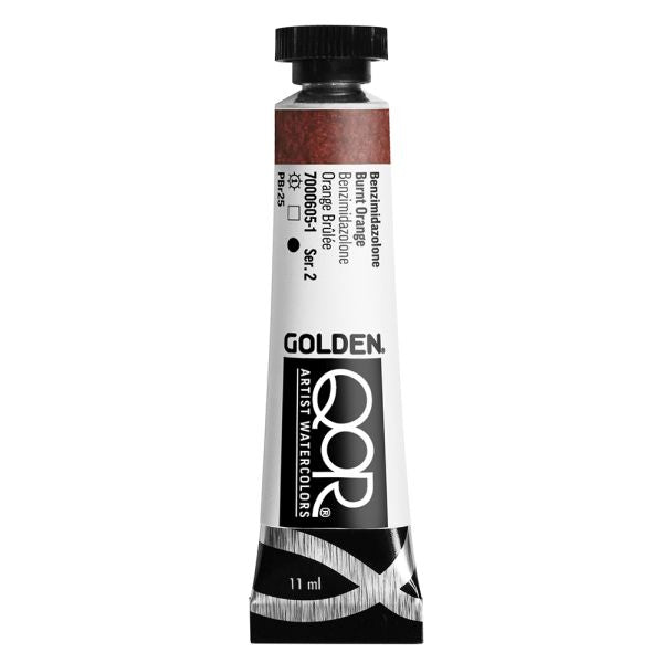 QoR Watercolour Paint Benzimidazolone Burnt Orange 11ml