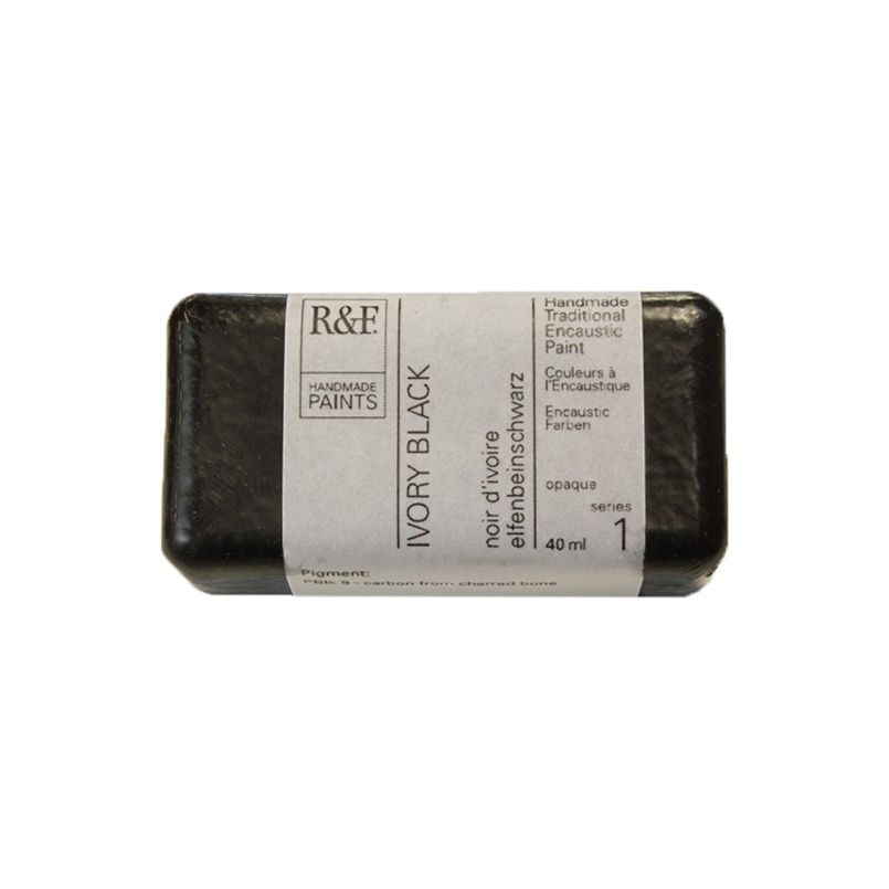 R&F Encaustic Paint Ivory Black