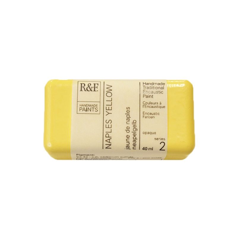 R&F Encaustic Paint Naples Yellow 40ml