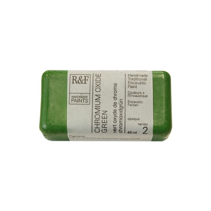 R&F Encaustic Paint Chrome Oxide Green