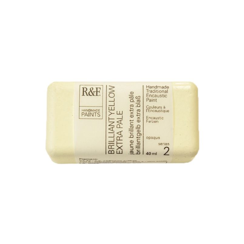 R&F Encaustic Paint Brilliant Yellow X Pale 40ml