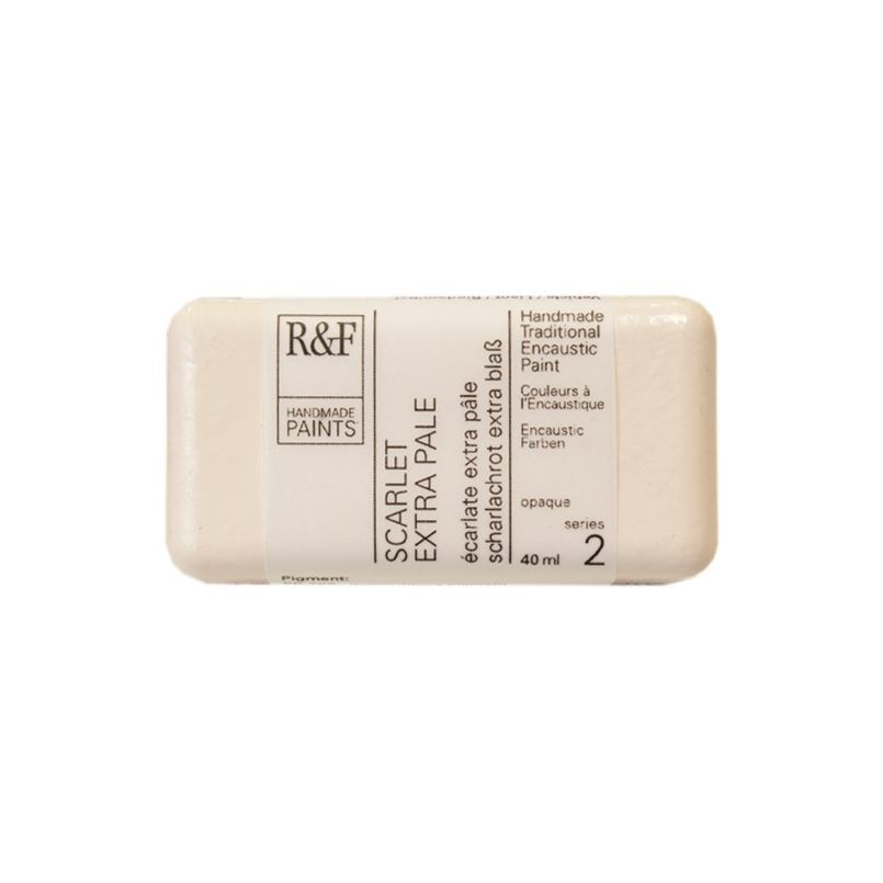 R&F Encaustic Paint Scarlet Extra Pale 40ml