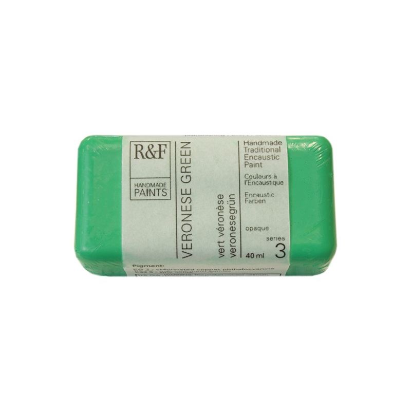 R&F Encaustic Paint Veronese Green 40ml