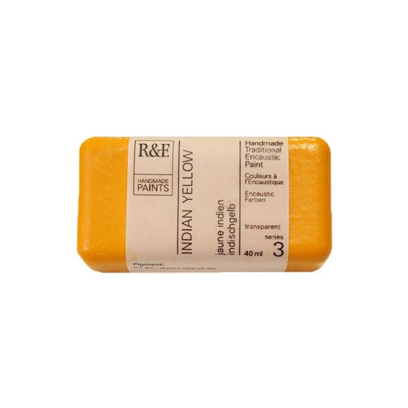 R&F Encaustic Paint Indian Yellow 40ml