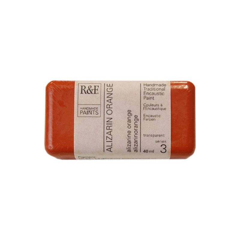 R&F Encaustic Paint Alizarin Orange 40ml