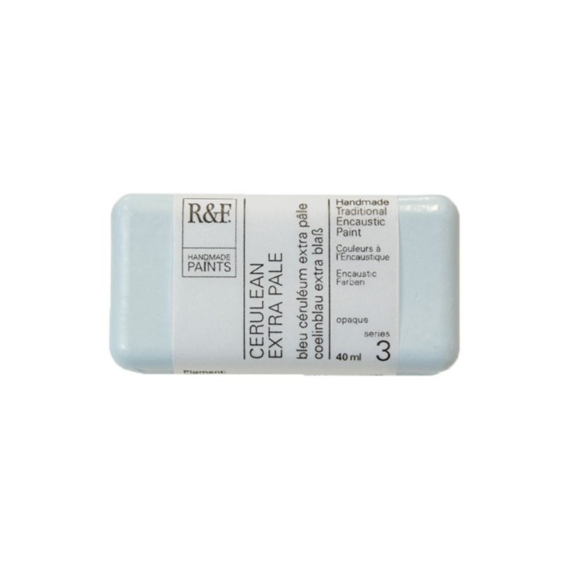 R&F Encaustic Paint Cerulean Extra Pale 40ml