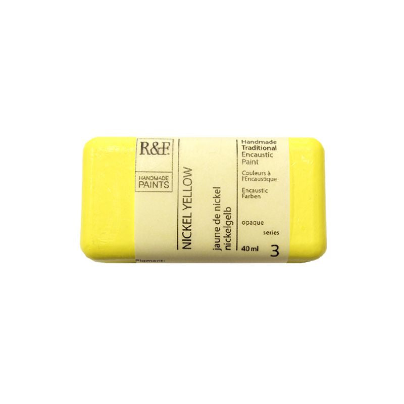 R&F Encaustic Paint Nickel Yellow 40ml