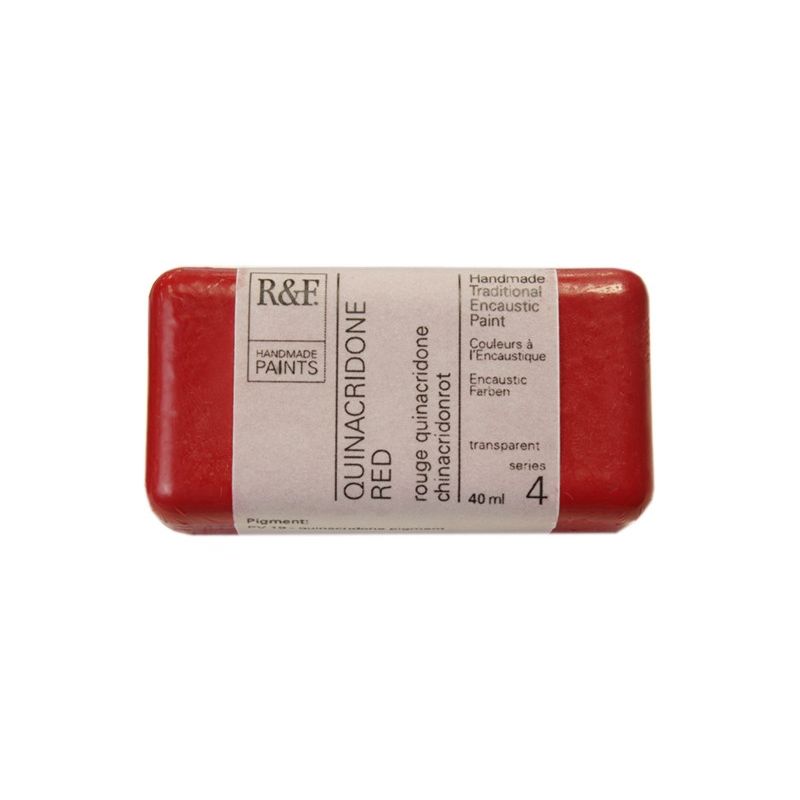 R&F Encaustic Paint Quinacridone Red 40ml