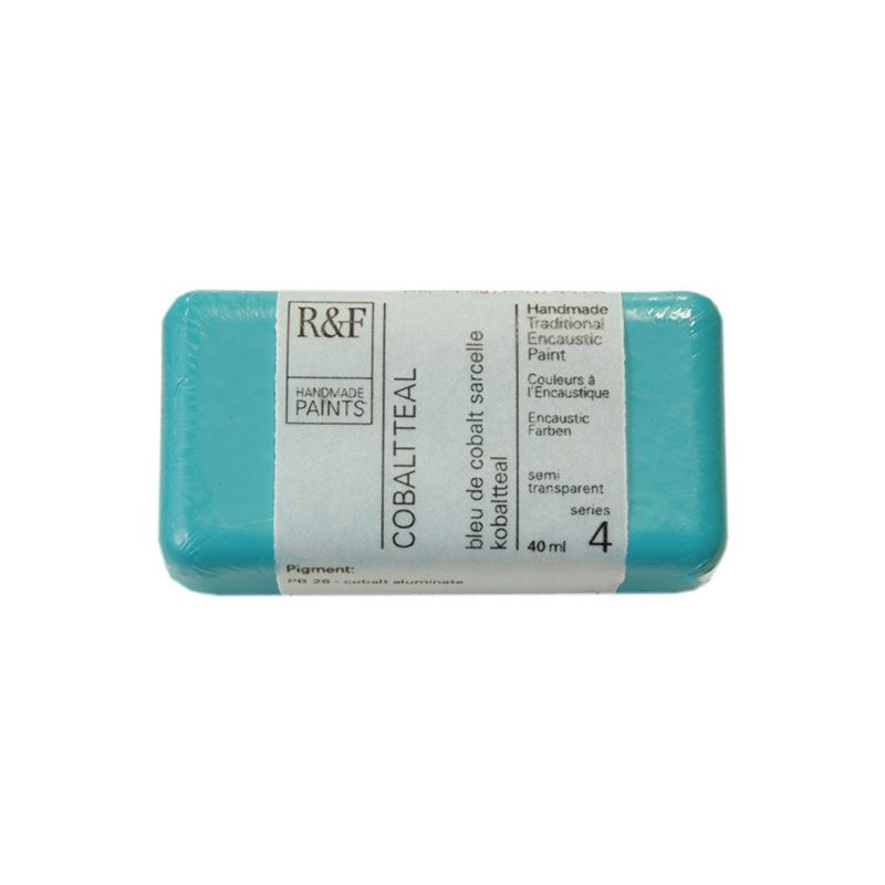 R&F Encaustic Paint Cobalt Teal 40ml