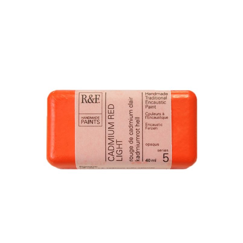 R&F Encaustic Paint Cadmium Red Light 40ml