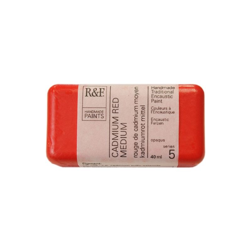 R&F Encaustic Paint Cadmium Red Medium 40ml