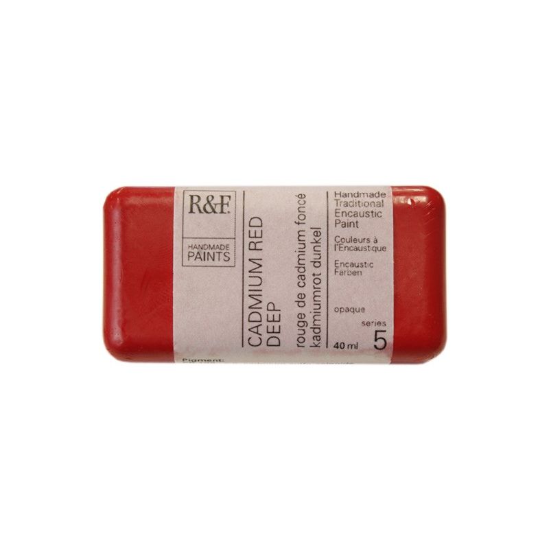 R&F Encaustic Paint Cadmium Red Deep 40ml