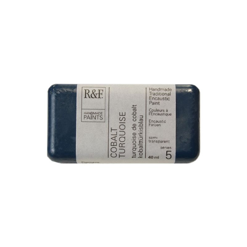 R&F Encaustic Paint Cobalt Turquoise 40ml
