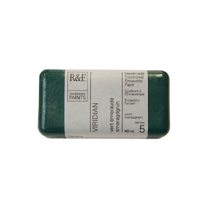 R&F Encaustic Paint Viridian 40ml