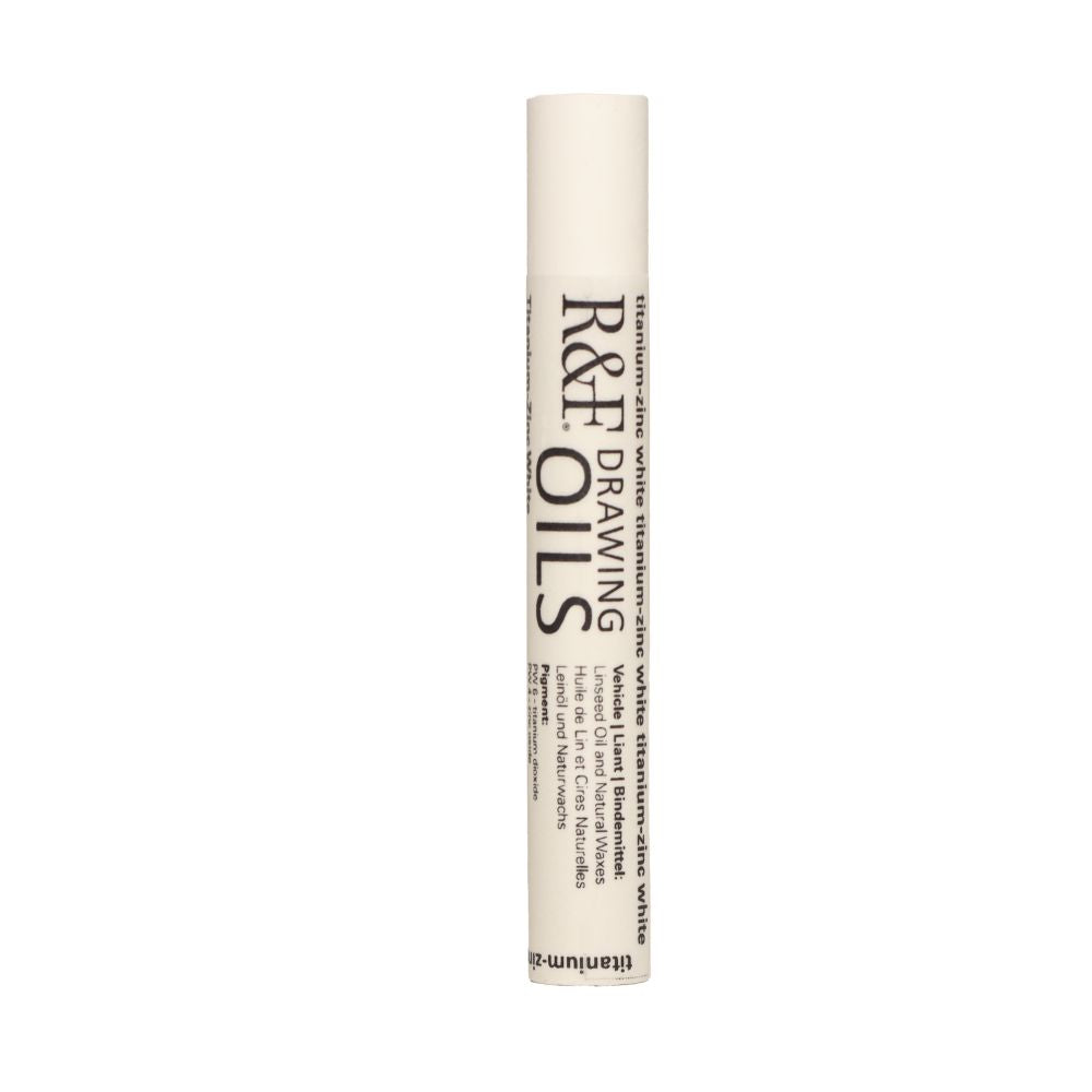 R&F DRAWING OIL STICK TITANIUM ZINC WHITE