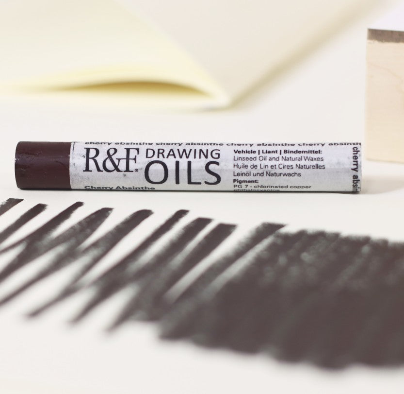 R&F DRAWING OIL STICK CHERRY ABSINTHE 12ML