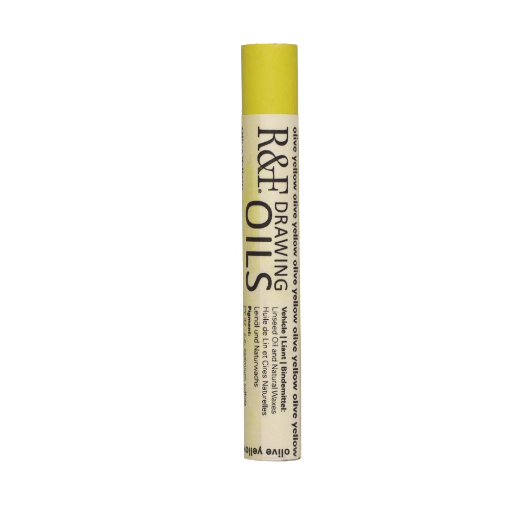R&F DRAWING OIL STICK OLIVE YELLOW