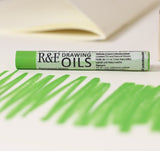 R&F DRAWING OIL STICK PERMANENT GREEN 12ML