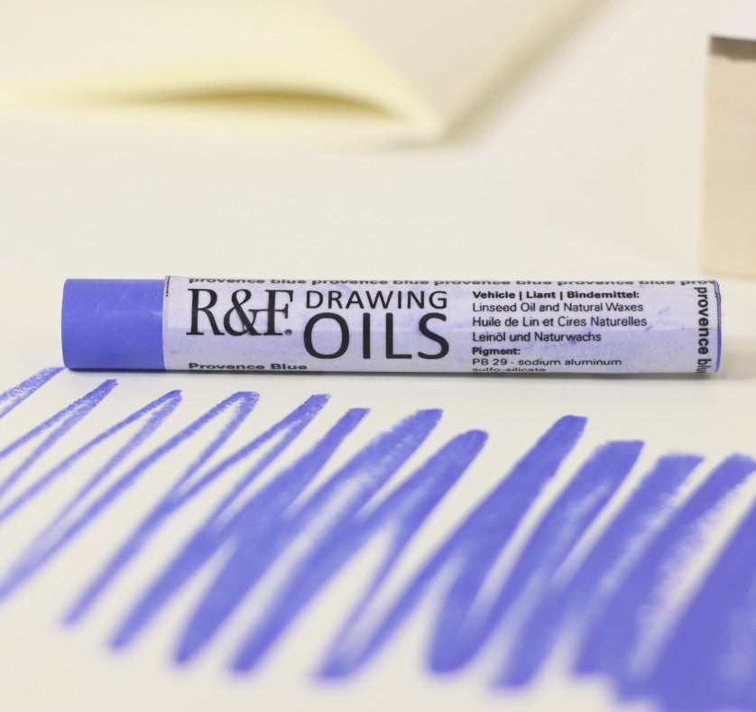 R&F DRAWING OIL STICK PROVENCE BLUE 12ML