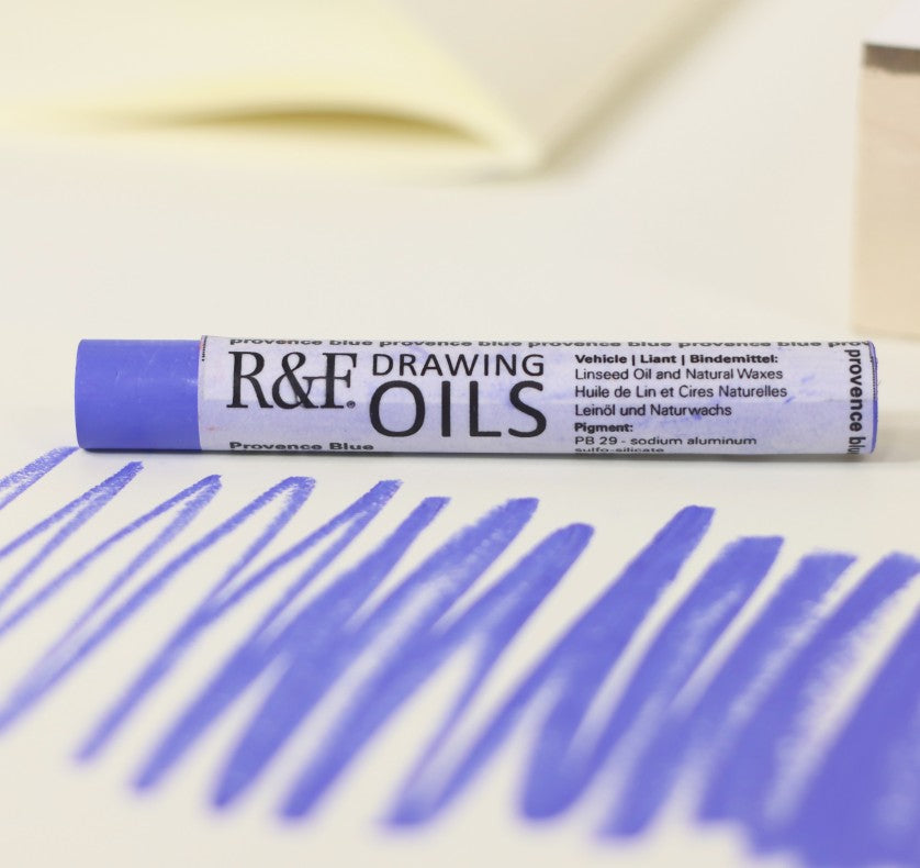 R&F DRAWING OIL STICK PROVENCE BLUE 12ML