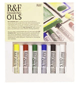 R&F DRAWING OIL STICK SET 6 INTRODUCTORY COLOURS SET
