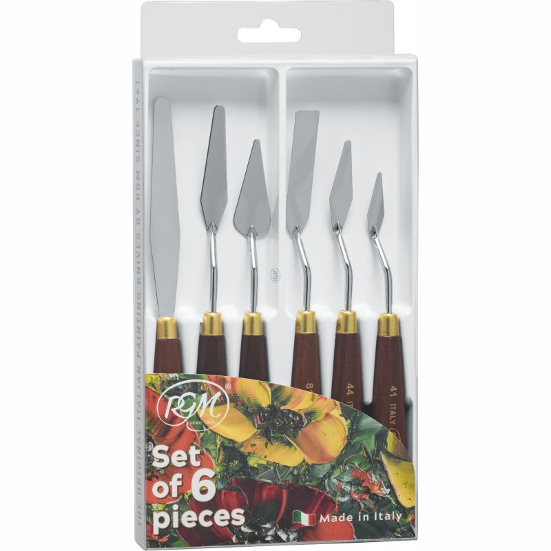 RGM Plus Line Palette Knives Set 6 SET