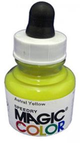 Magic Colour Waterbased Liquid Acrylic Paint Astral Yellow 28ml