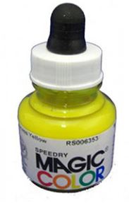 Magic Colour Waterbased Liquid Acrylic Paint Process Yellow 28ml