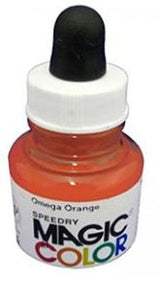 Magic Colour Waterbased Liquid Acrylic Paint Omega Orange 28ml