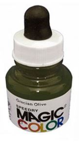 Magic Colour Waterbased Liquid Acrylic Paint Grecian Olive 28ml